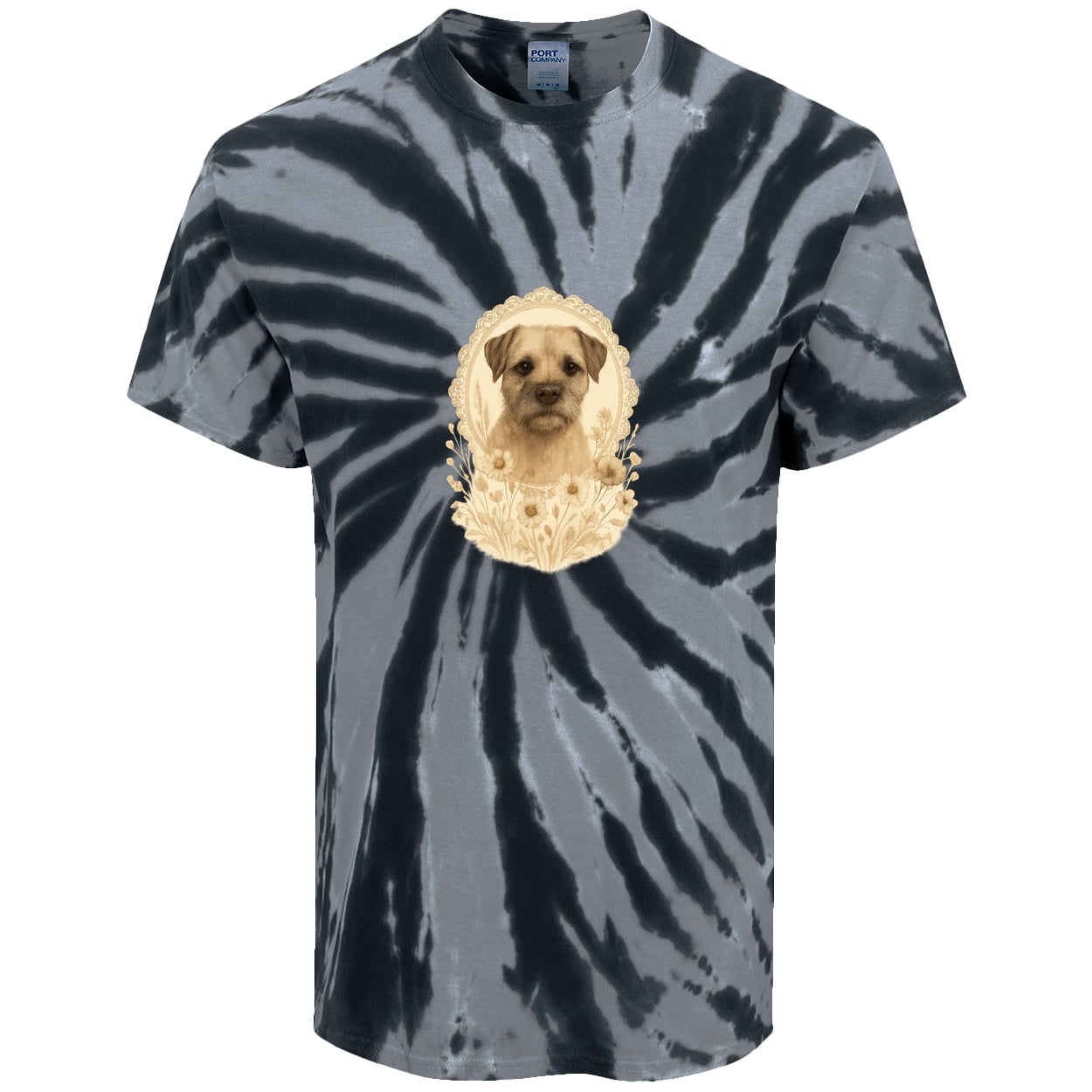 PC147 Port & Company Tie-Dye Tee - Black