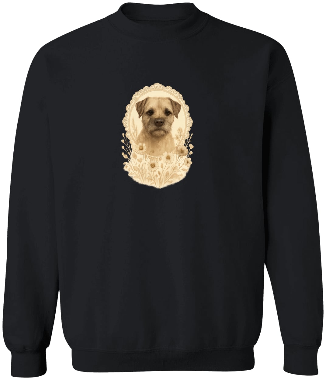 G180 Gildan Crewneck Pullover Sweatshirt - Black