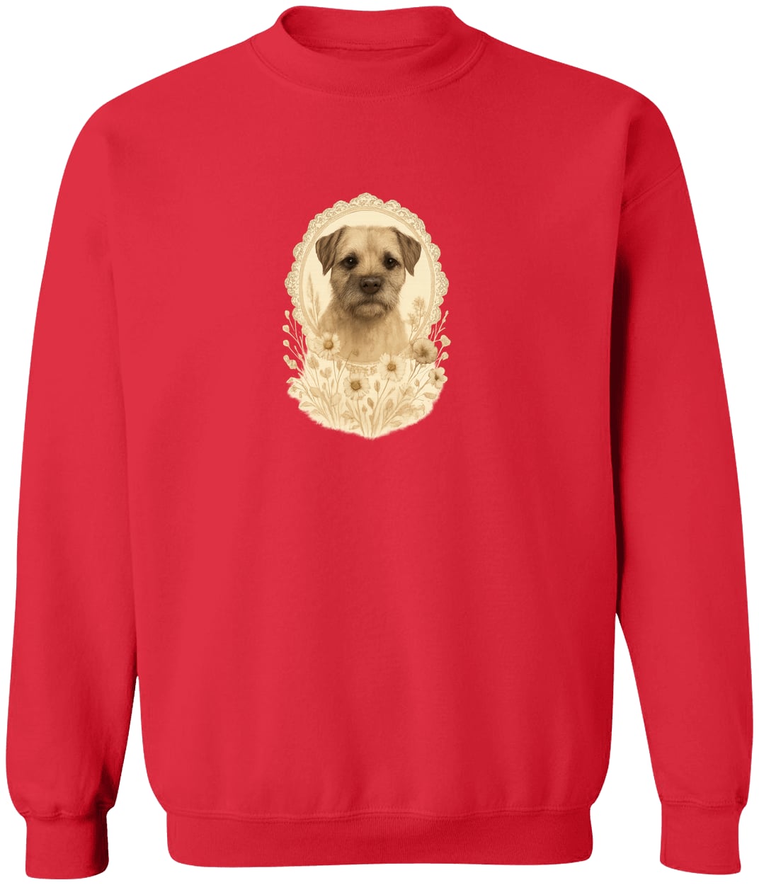 G180 Gildan Crewneck Pullover Sweatshirt - Red