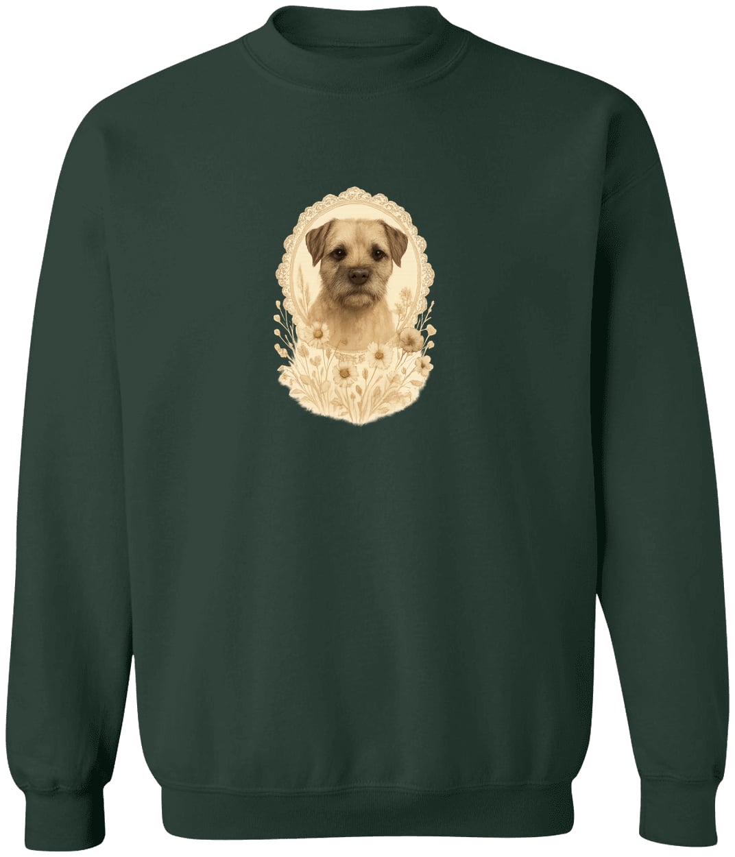 G180 Gildan Crewneck Pullover Sweatshirt - Forest Green