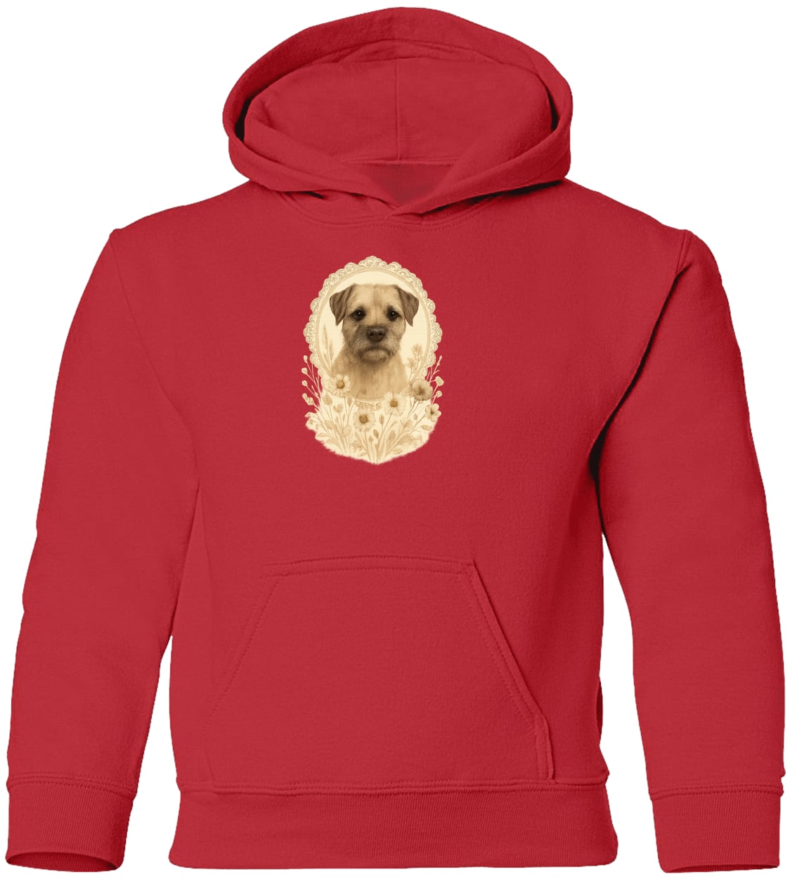G185B Gildan Youth Pullover Hoodie - Red