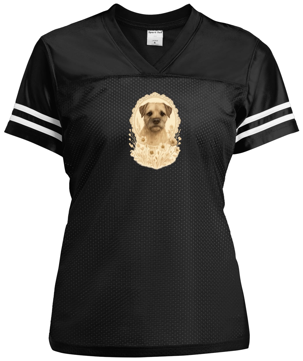 LST307 Sport-Tek Ladies' Replica Jersey - Black/White