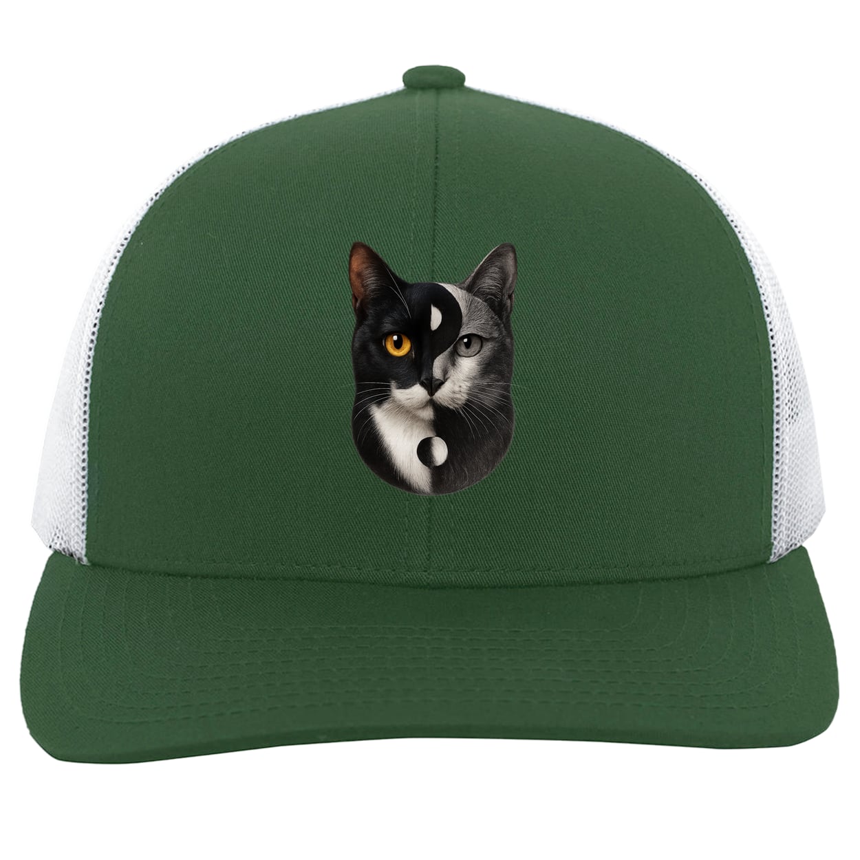 104C Trucker Snap Back - Dark Green/White