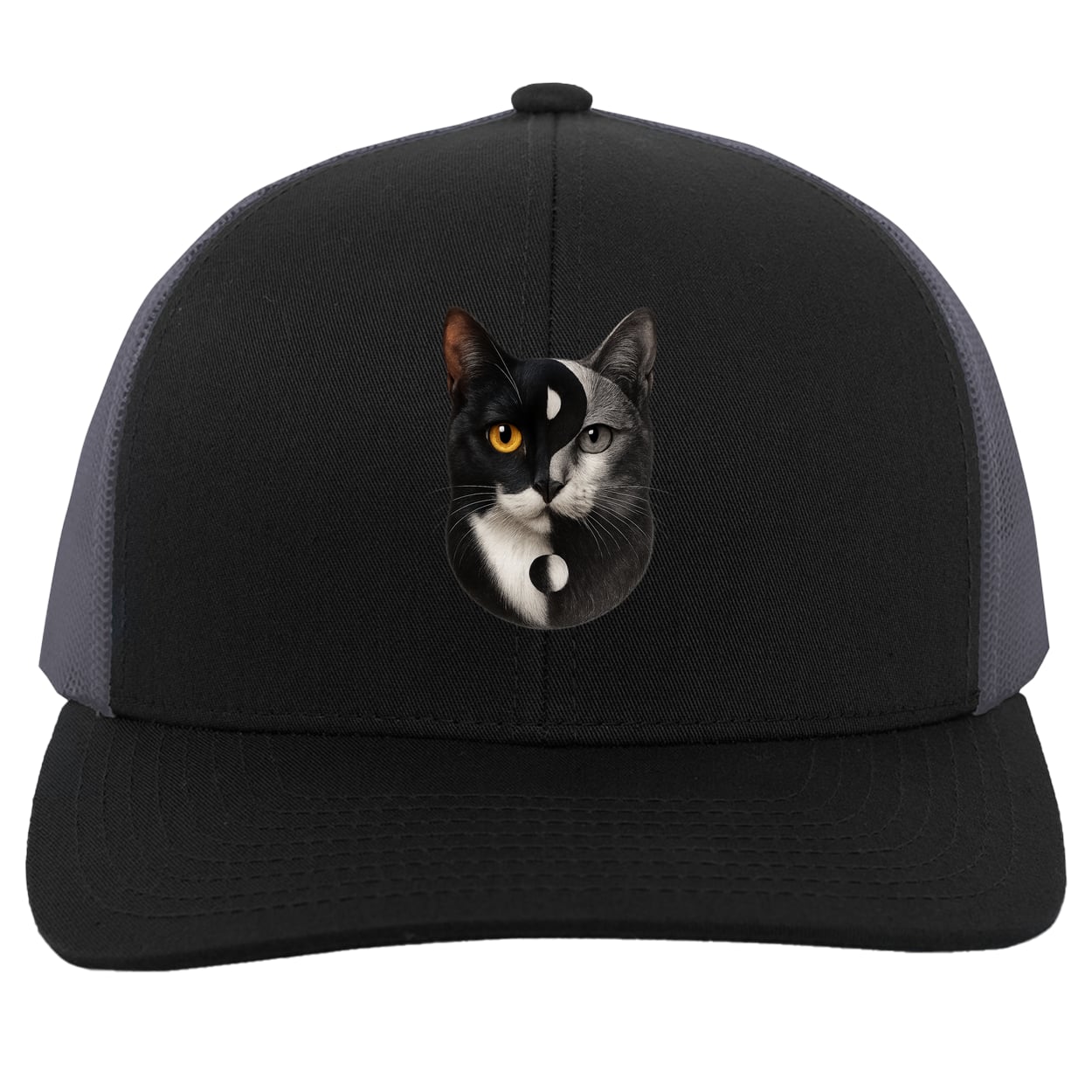 104C Trucker Snap Back - Black/Graphite