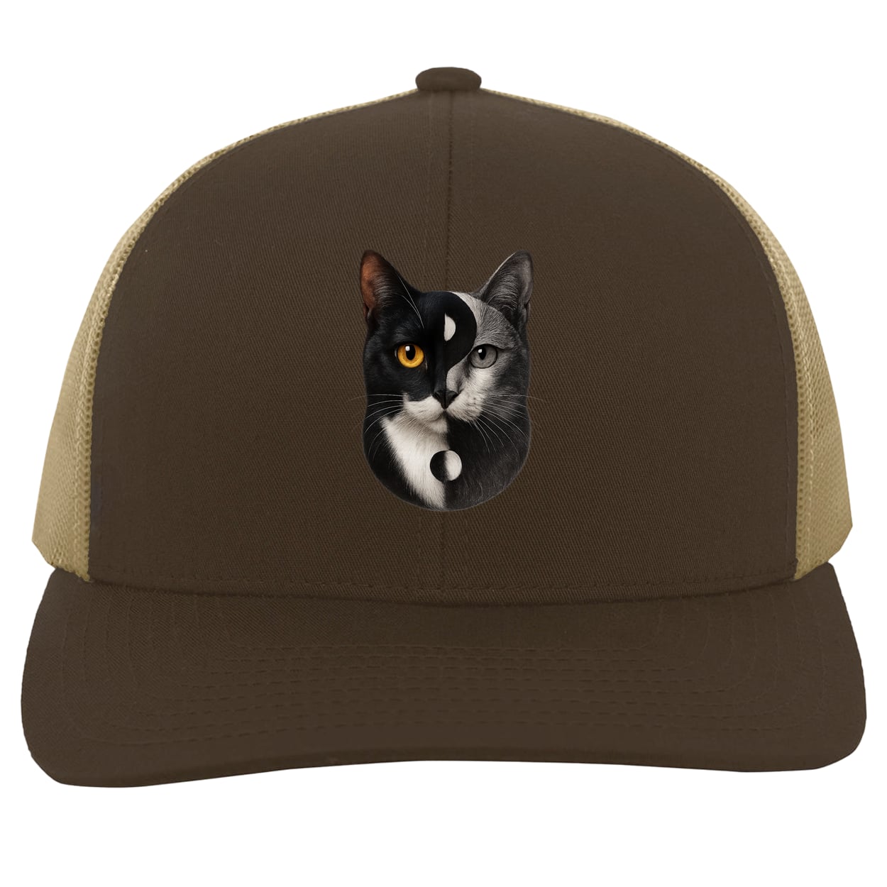 104C Trucker Snap Back - Brown/Khaki