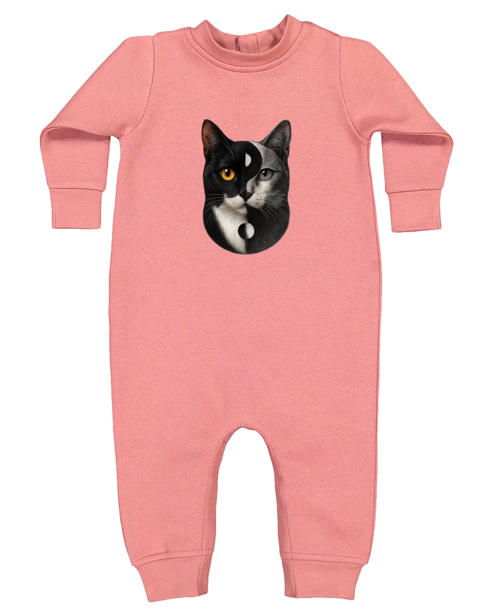 4447 Rabbit Skins Infant Fleece One-Piece Bodysuit - Mauvelous