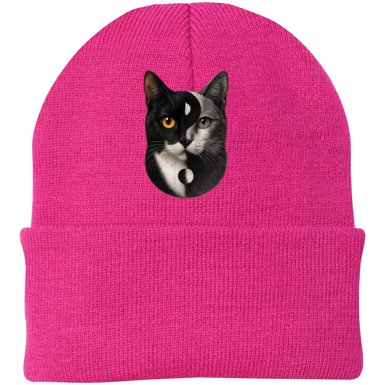 CP90 Port & Company Knit Beanie - Neon Pink