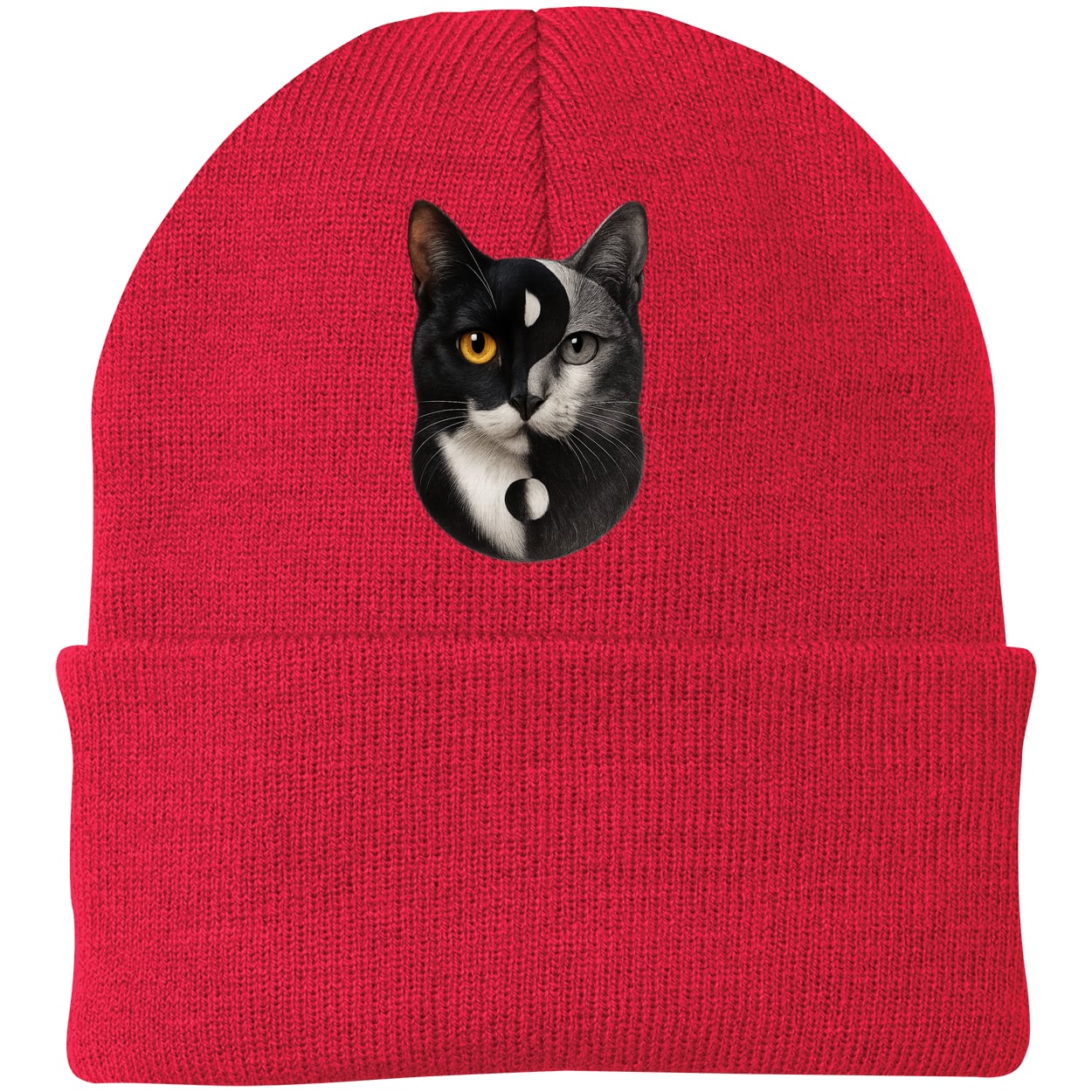 CP90 Port & Company Knit Beanie - Athletic Red