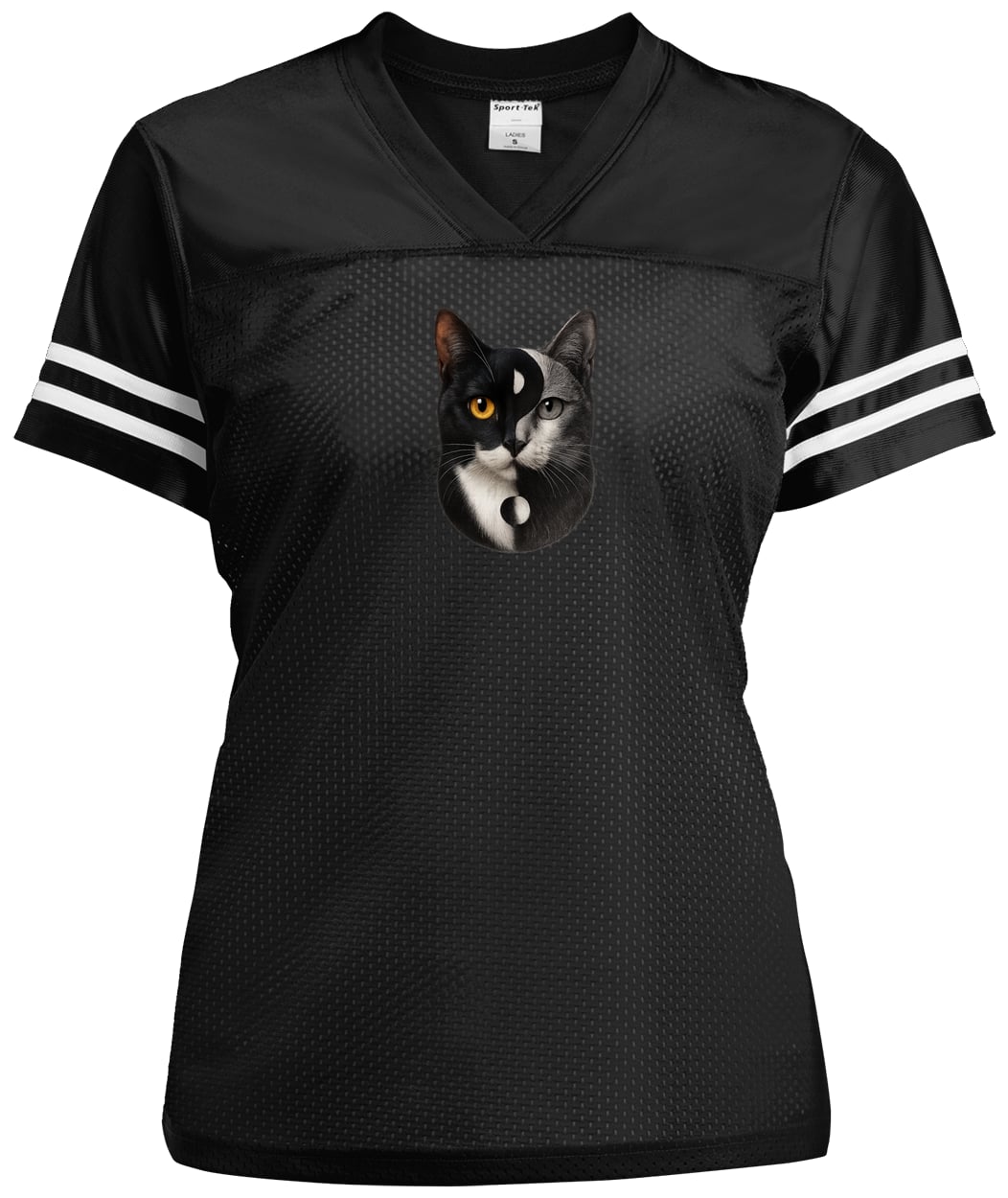 LST307 Sport-Tek Ladies' Replica Jersey - Black/White