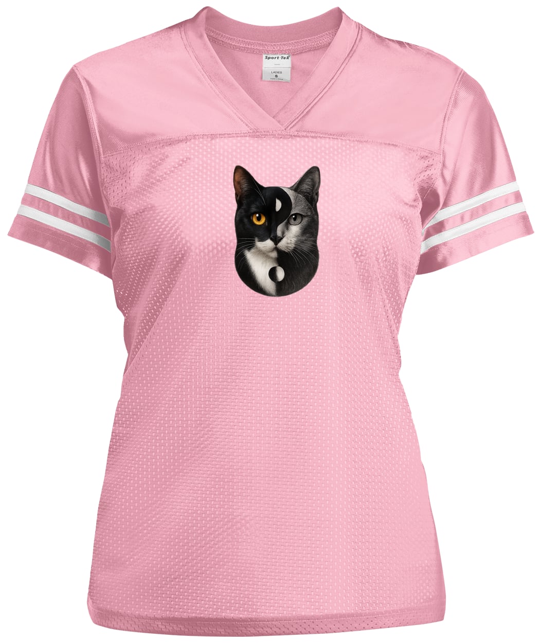 LST307 Sport-Tek Ladies' Replica Jersey - Light Pink/White