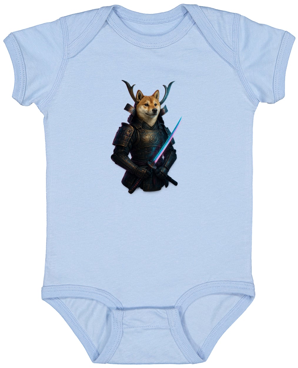 4424 Infant Fine Jersey Bodysuit - Light Blue