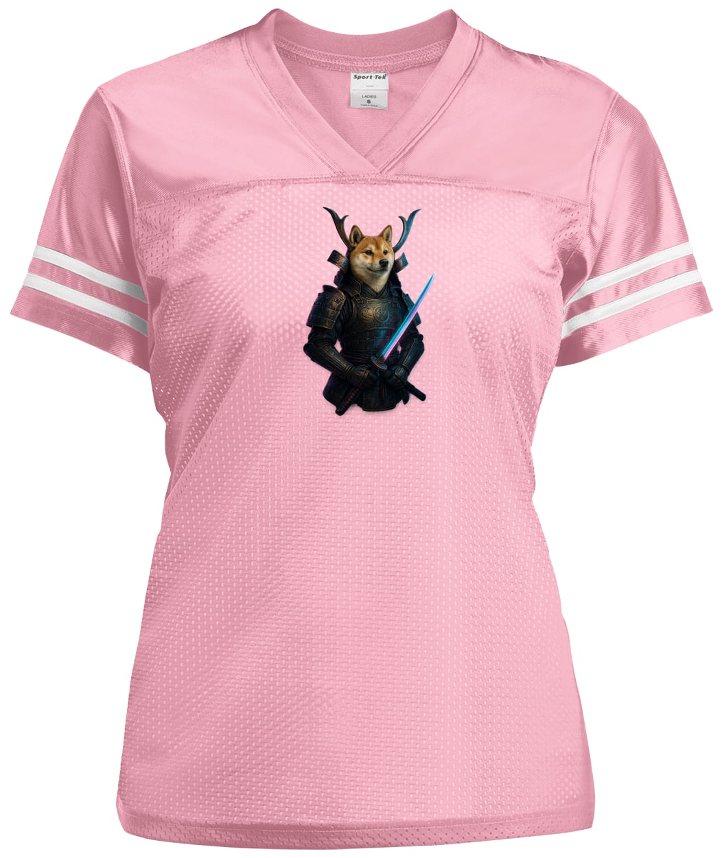 LST307 Sport-Tek Ladies' Replica Jersey - Light Pink/White