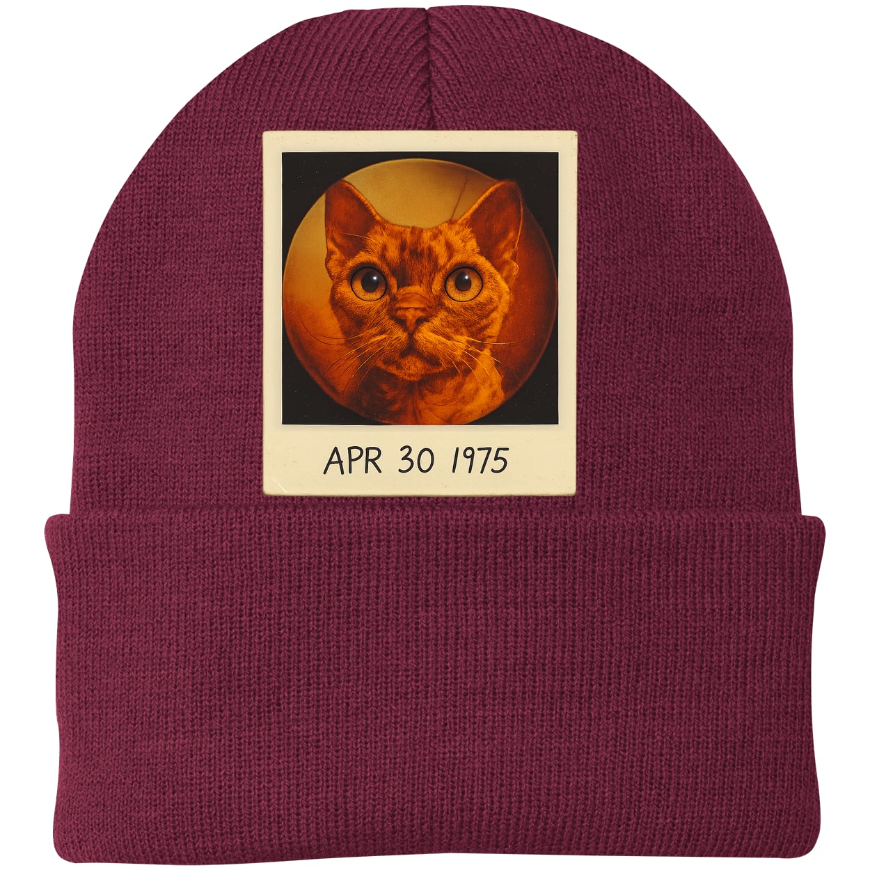 CP90 Port & Company Knit Beanie - Maroon