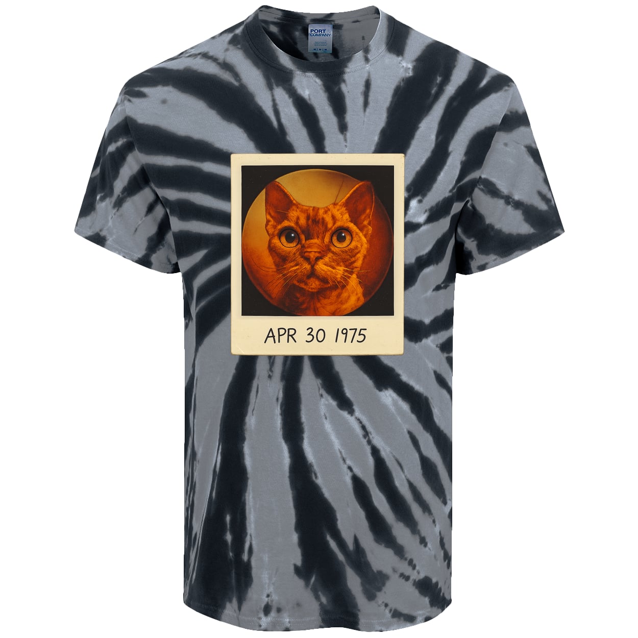 PC147 Port & Company Tie-Dye Tee - Black