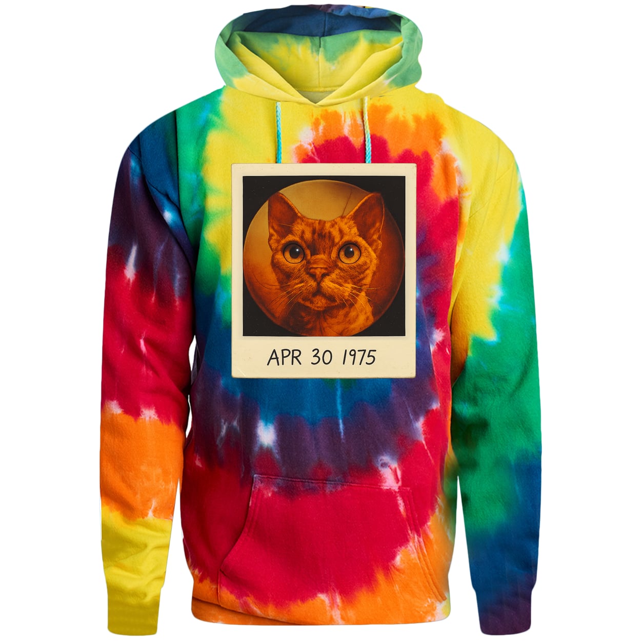 PC146 Port & Company Adult Tie-Dye Pullover Hoodie - Rainbow