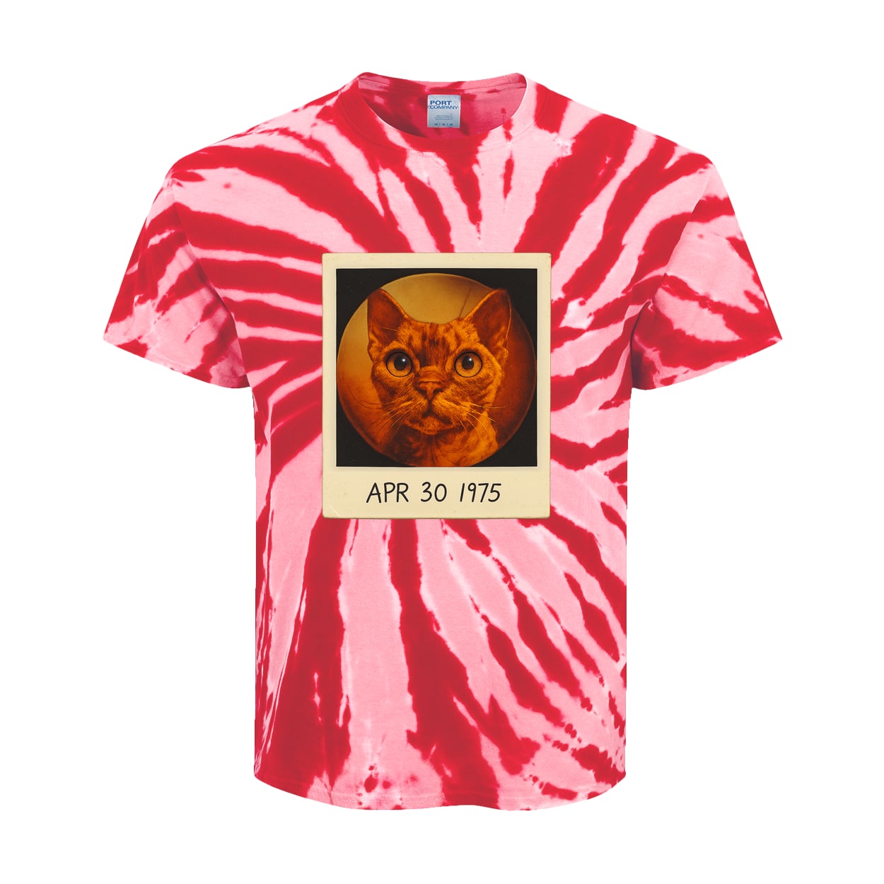 PC147Y Port & Company Kids Tie-Dye Tee - Red