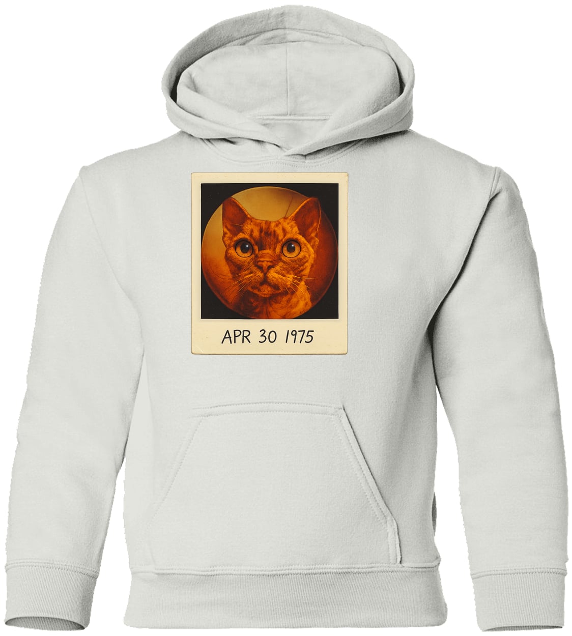 G185B Gildan Youth Pullover Hoodie - White
