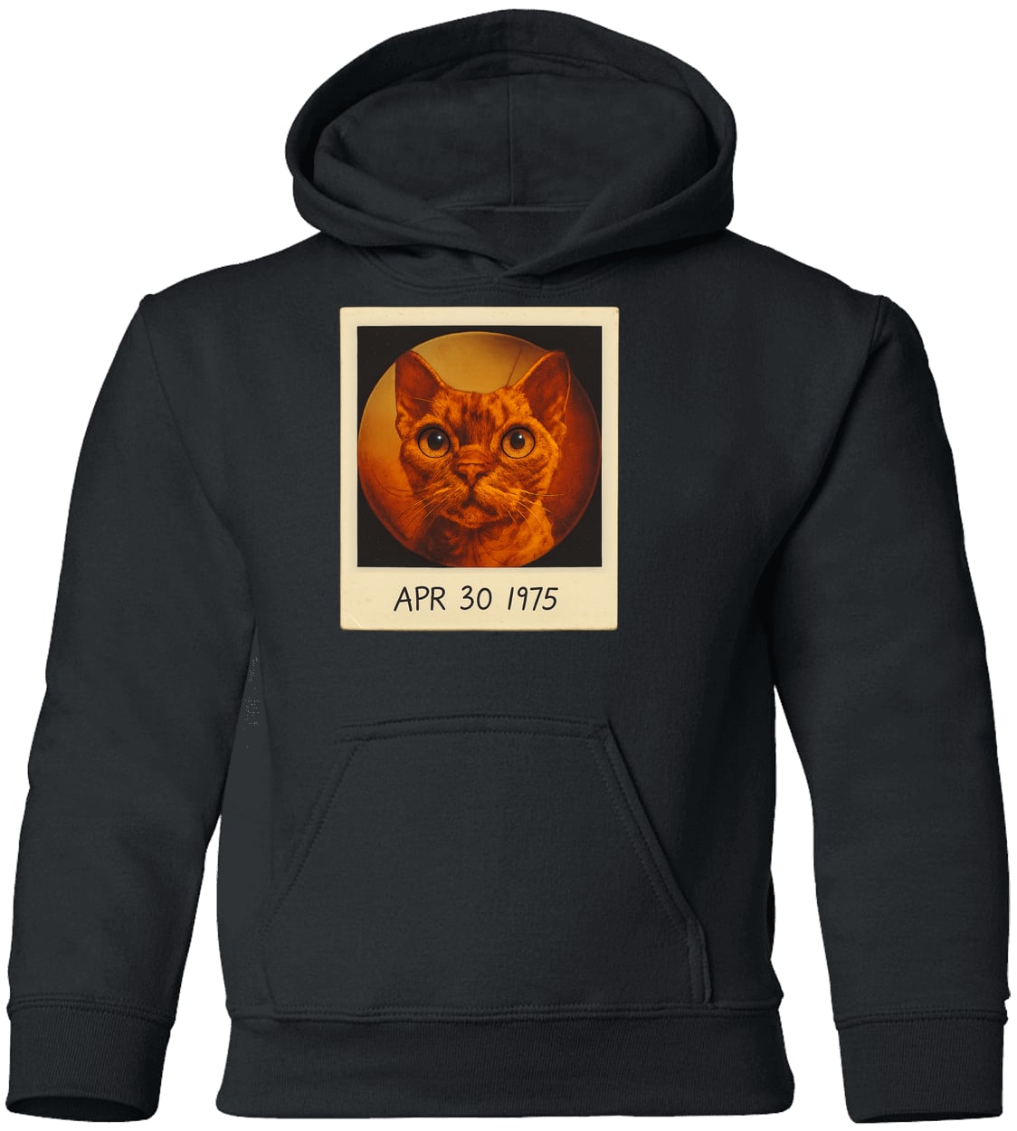 G185B Gildan Youth Pullover Hoodie - Black
