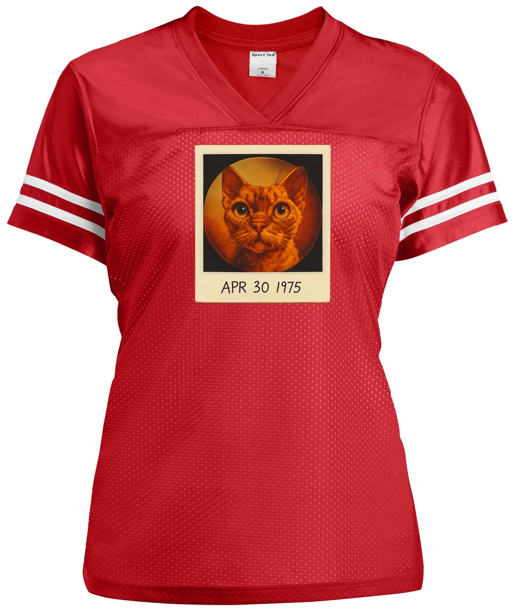 LST307 Sport-Tek Ladies' Replica Jersey - True Red/White