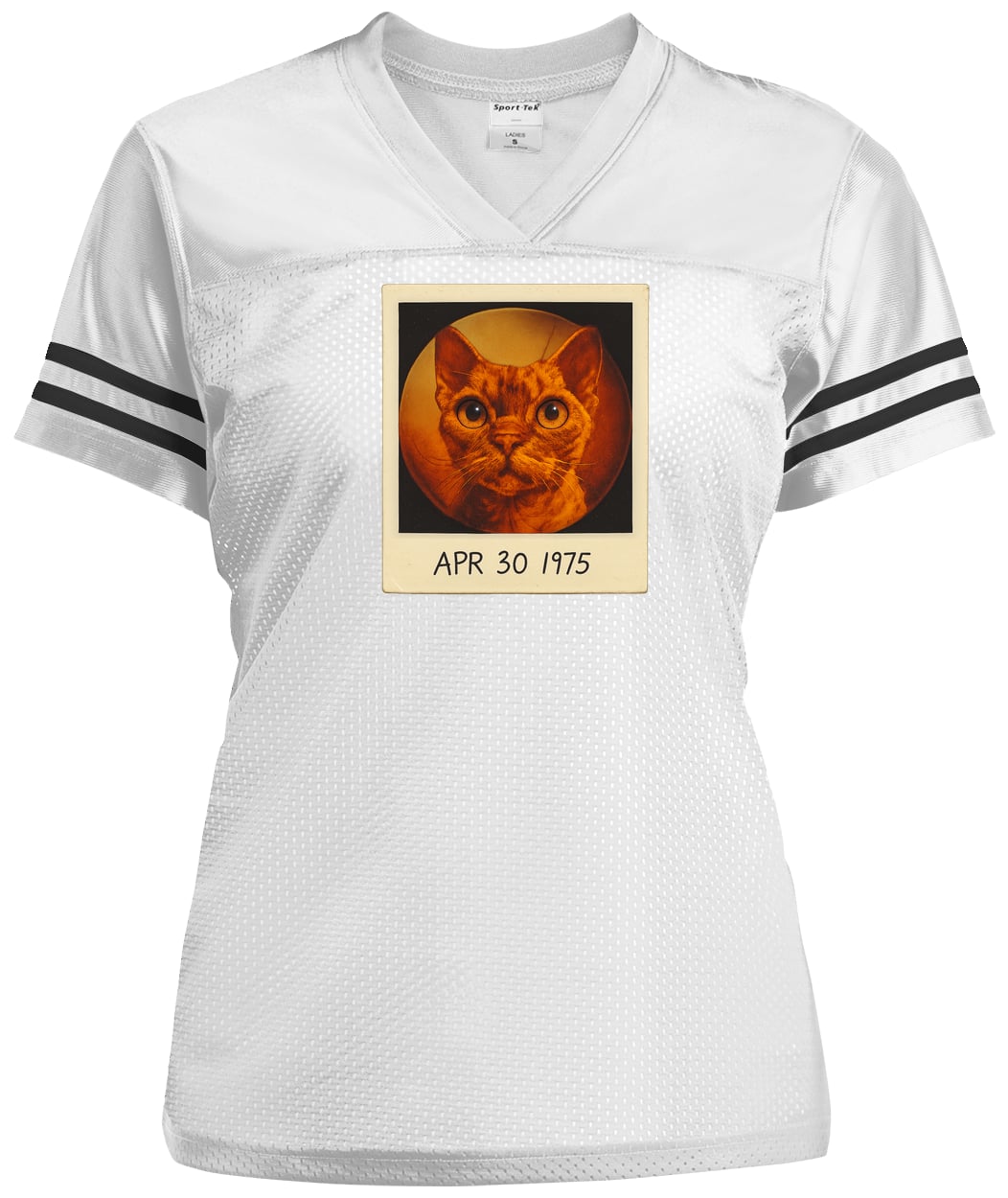 LST307 Sport-Tek Ladies' Replica Jersey - White/Black