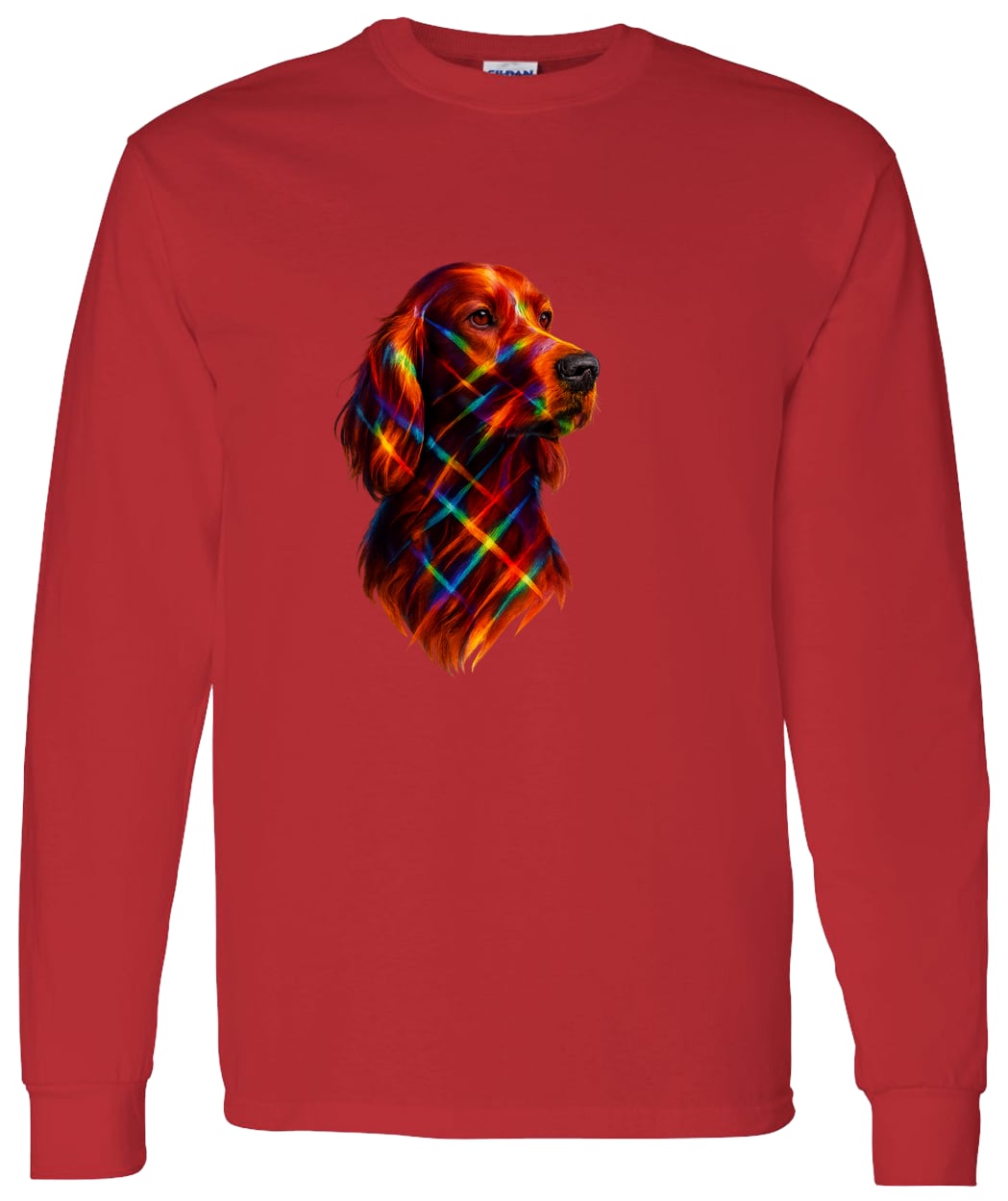 G540 LS T-Shirt 5.3 oz. - Red