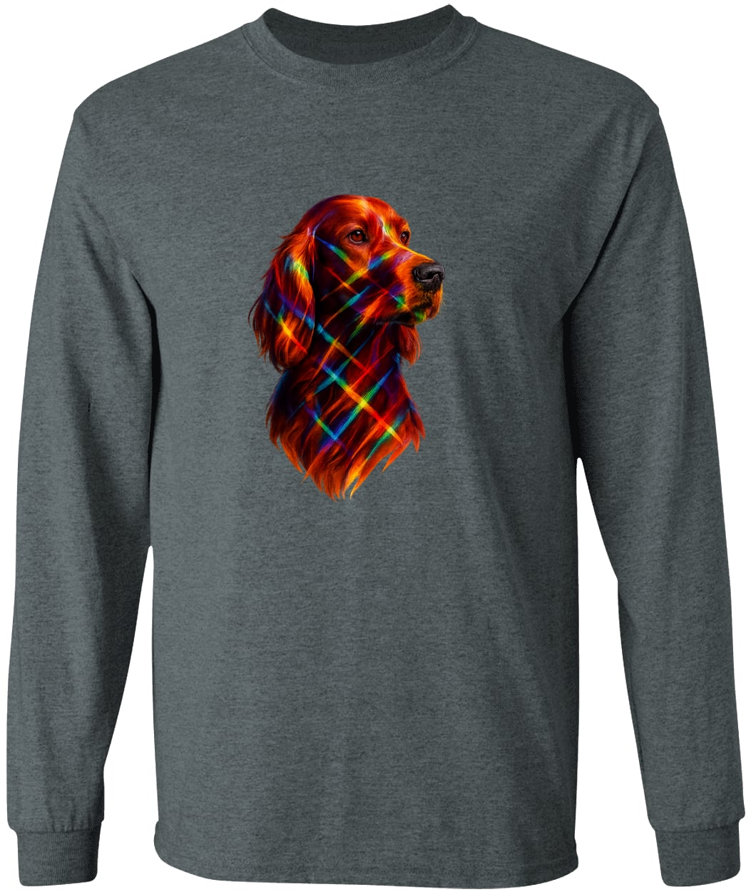 G540 LS T-Shirt 5.3 oz. - Dark Heather