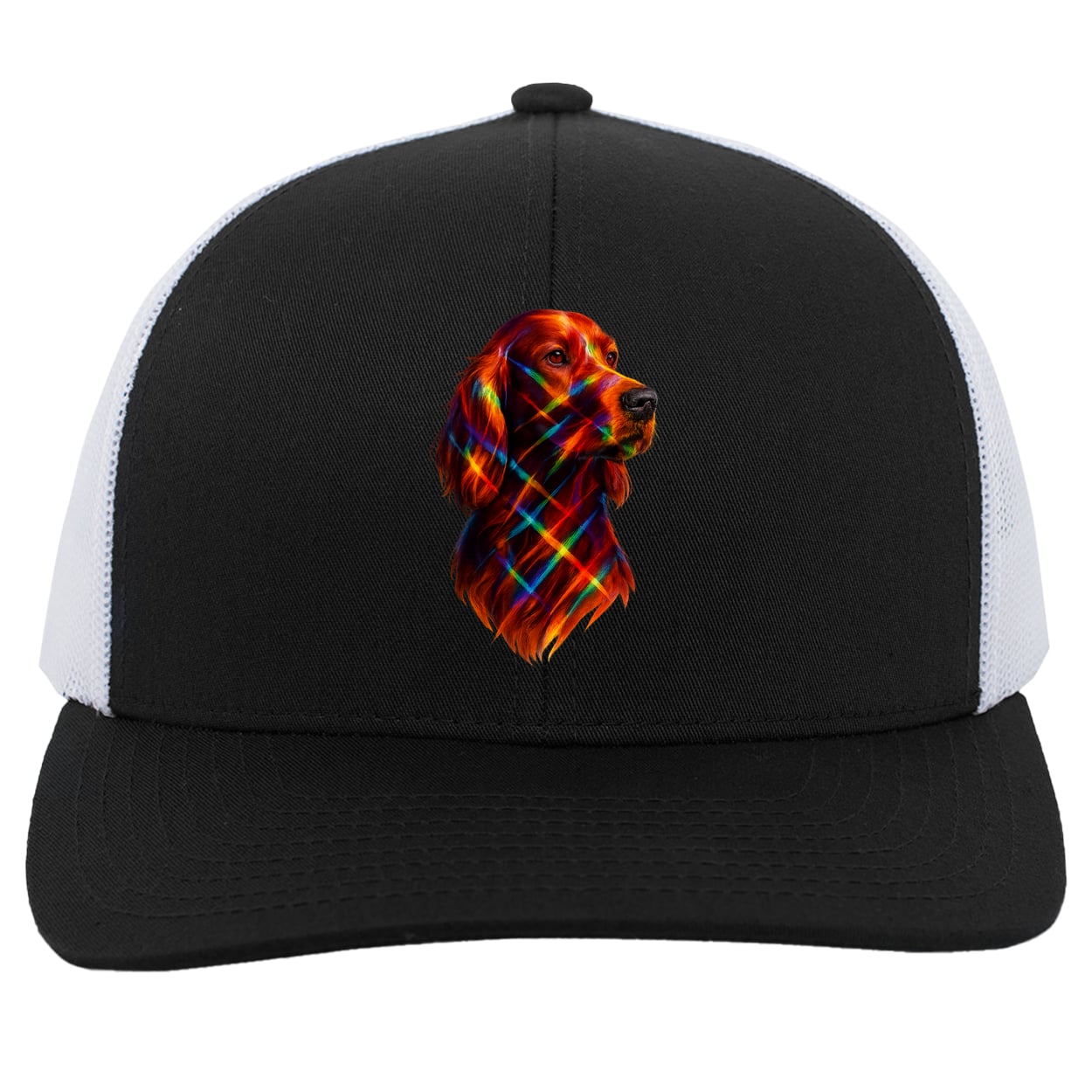 104C Trucker Snap Back - Black/White