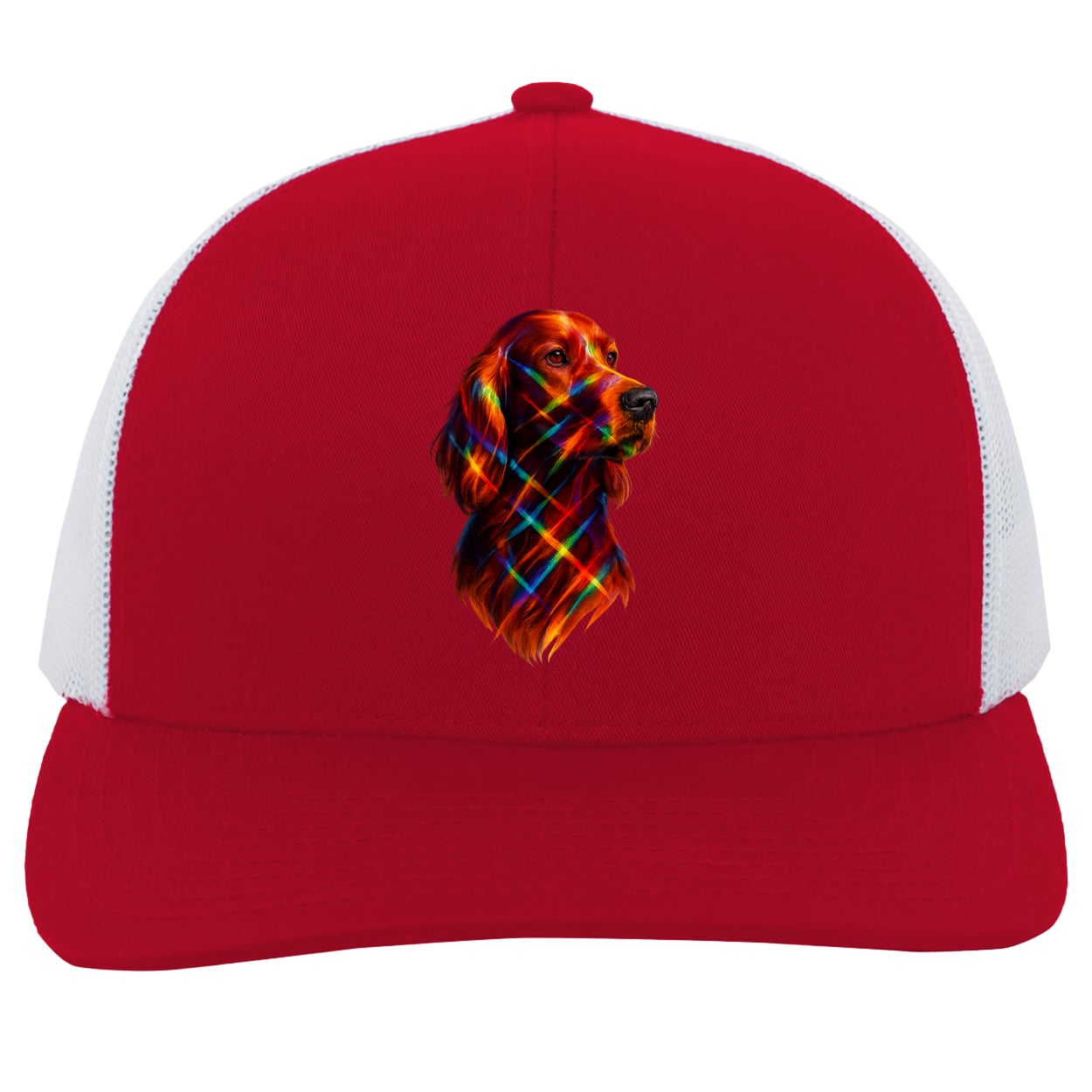 104C Trucker Snap Back - Red/White