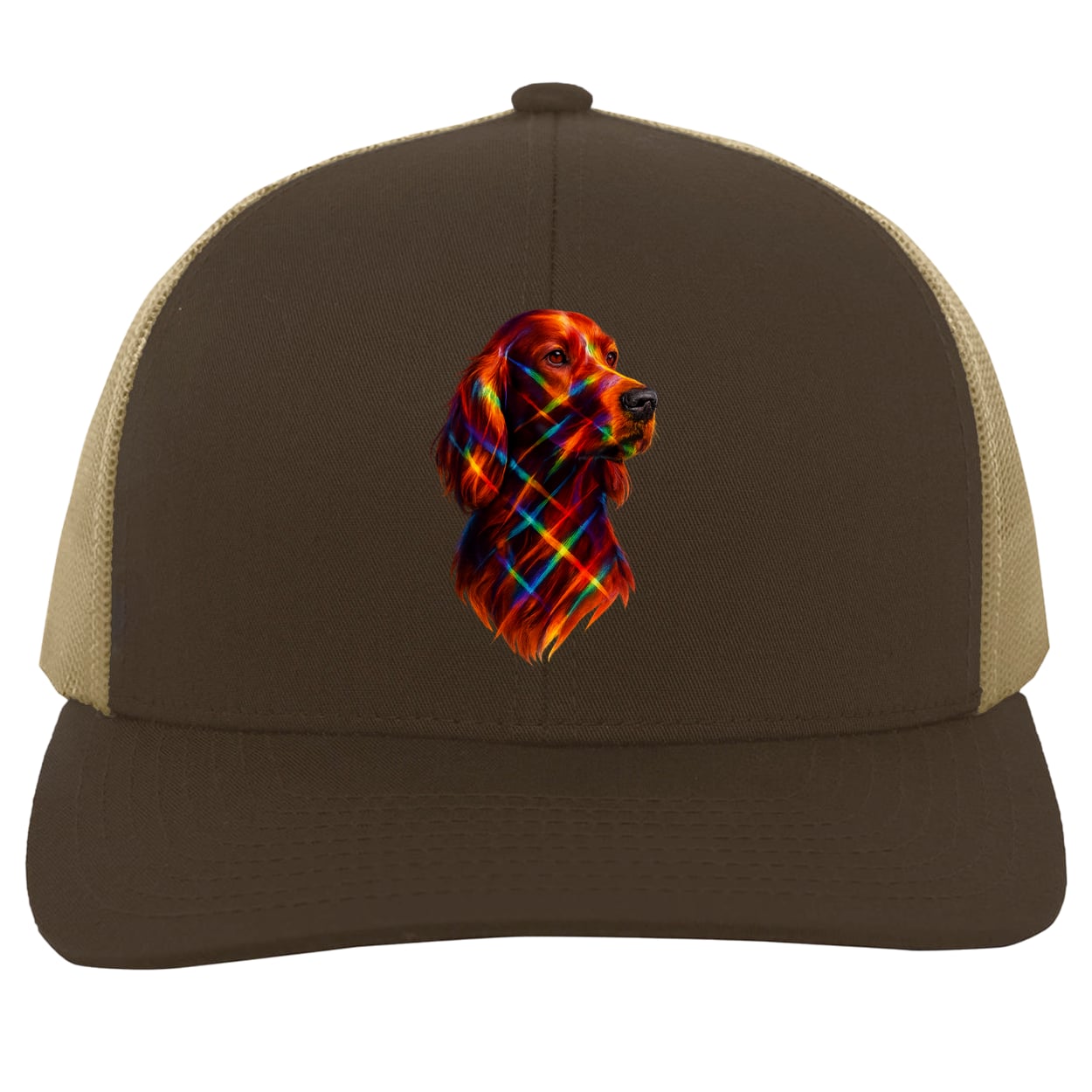 104C Trucker Snap Back - Brown/Khaki