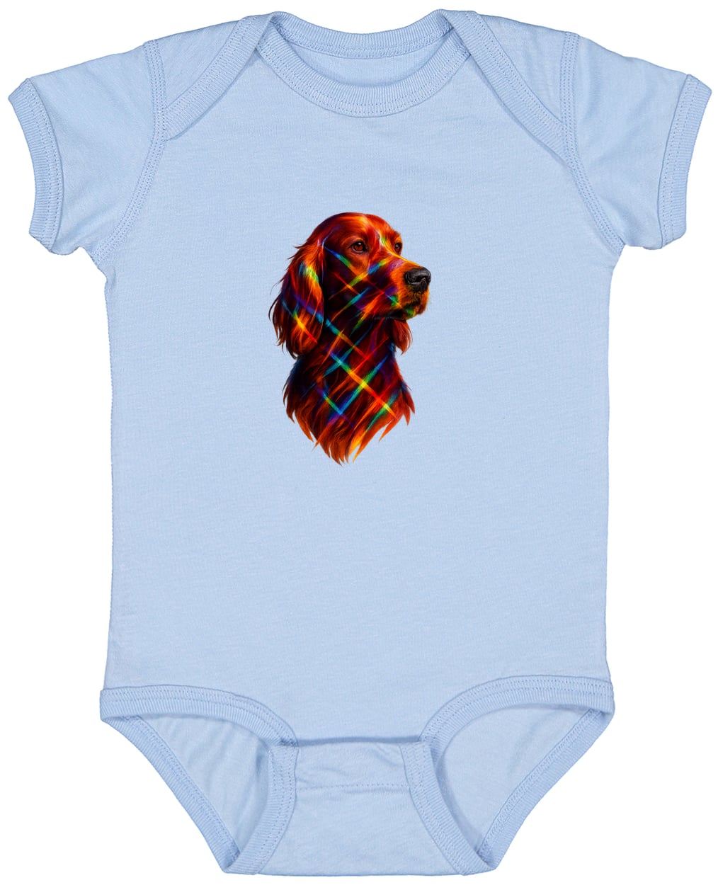 4424 Infant Fine Jersey Bodysuit - Light Blue