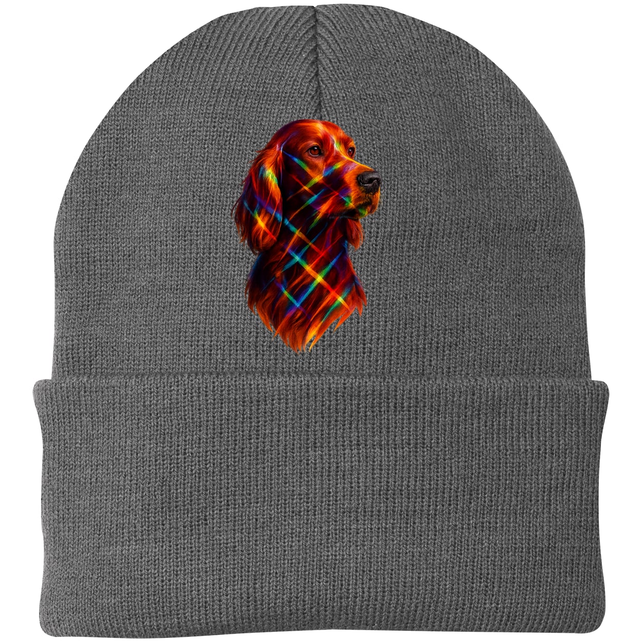 CP90 Port & Company Knit Beanie - Athletic Oxford