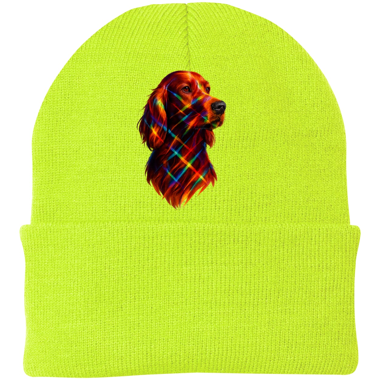 CP90 Port & Company Knit Beanie - Neon Yellow
