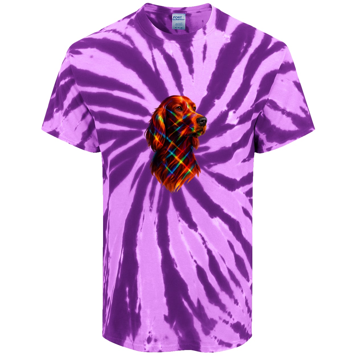 PC147 Port & Company Tie-Dye Tee - Purple