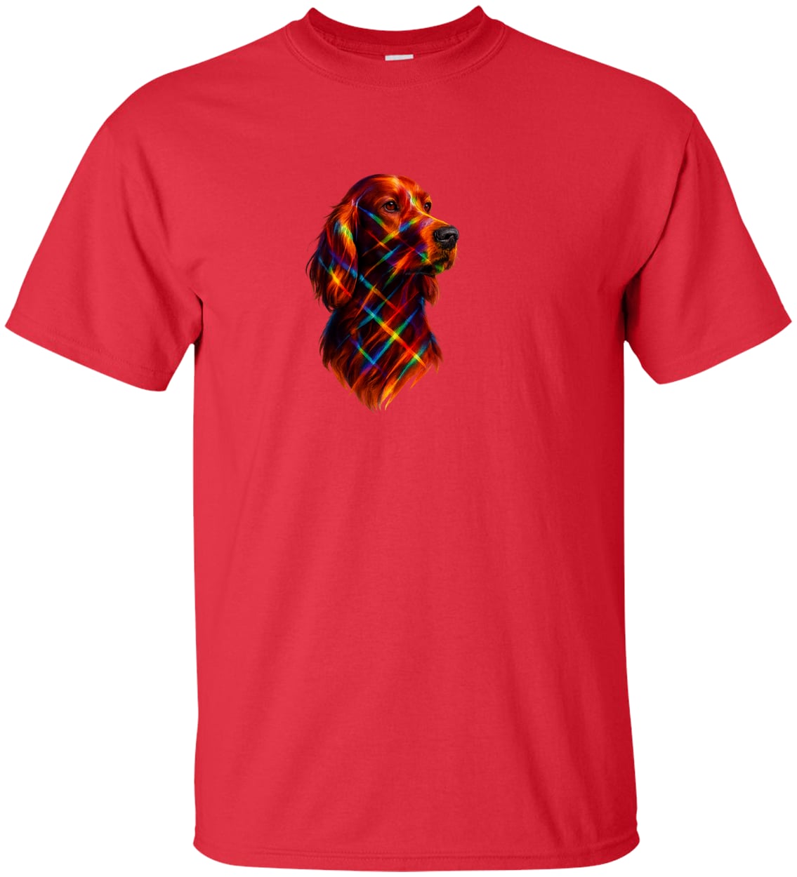 G200T Gildan Mens Tall Ultra Cotton Tee - Red