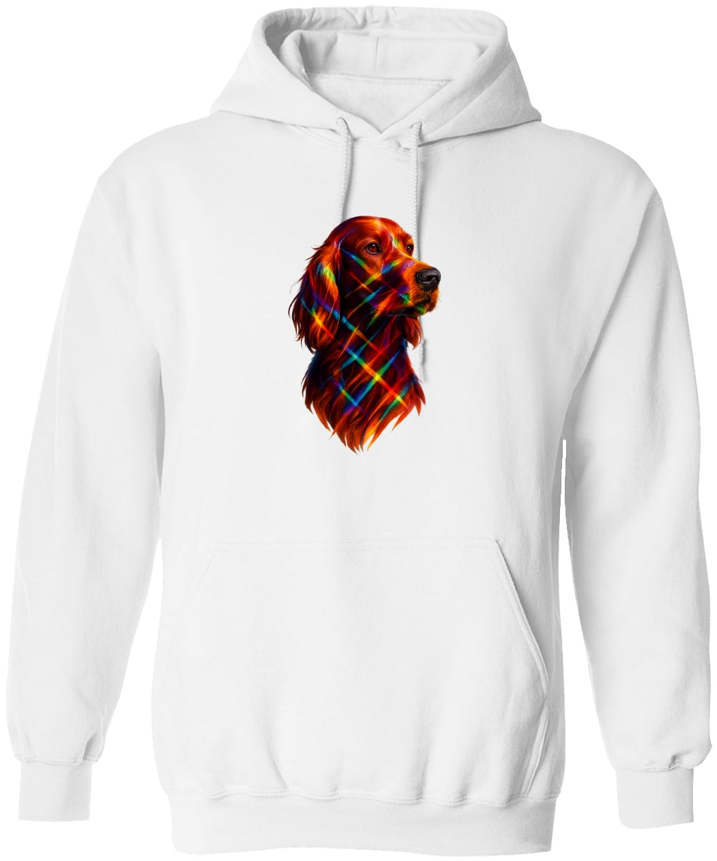G185 Gildan Pullover Hoodie - White