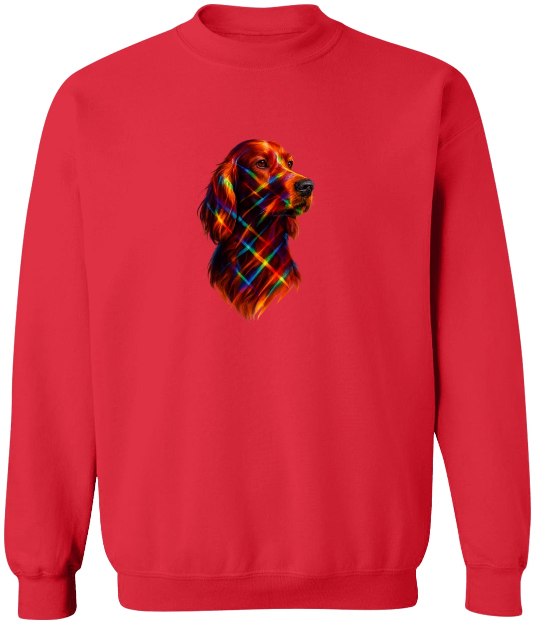 G180 Gildan Crewneck Pullover Sweatshirt - Red