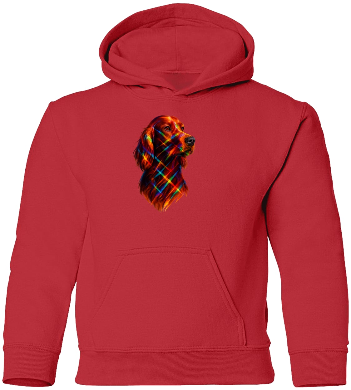 G185B Gildan Youth Pullover Hoodie - Red