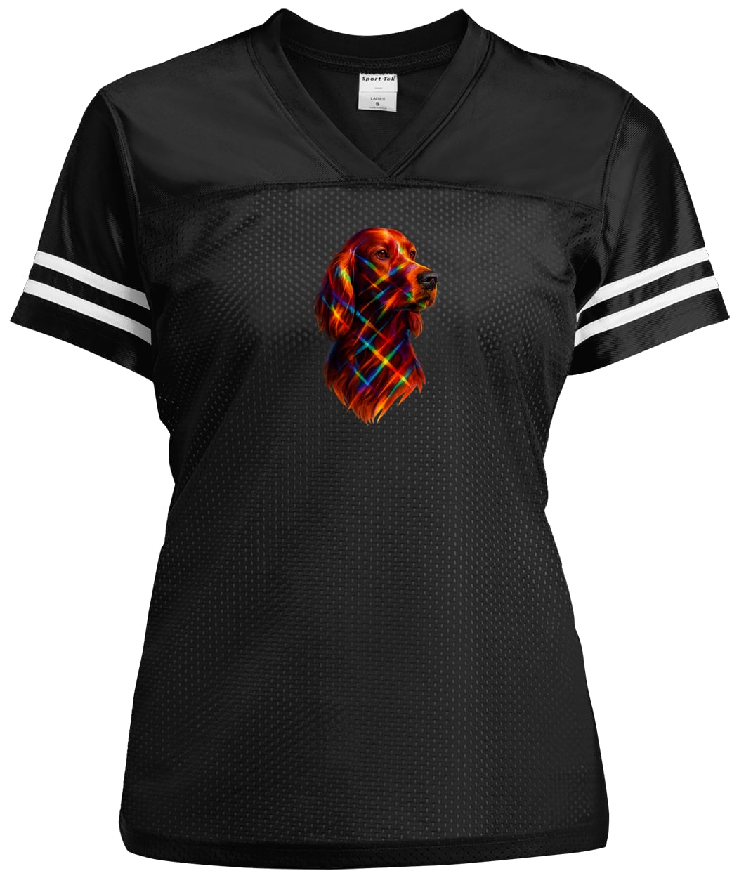 LST307 Sport-Tek Ladies' Replica Jersey - Black/White