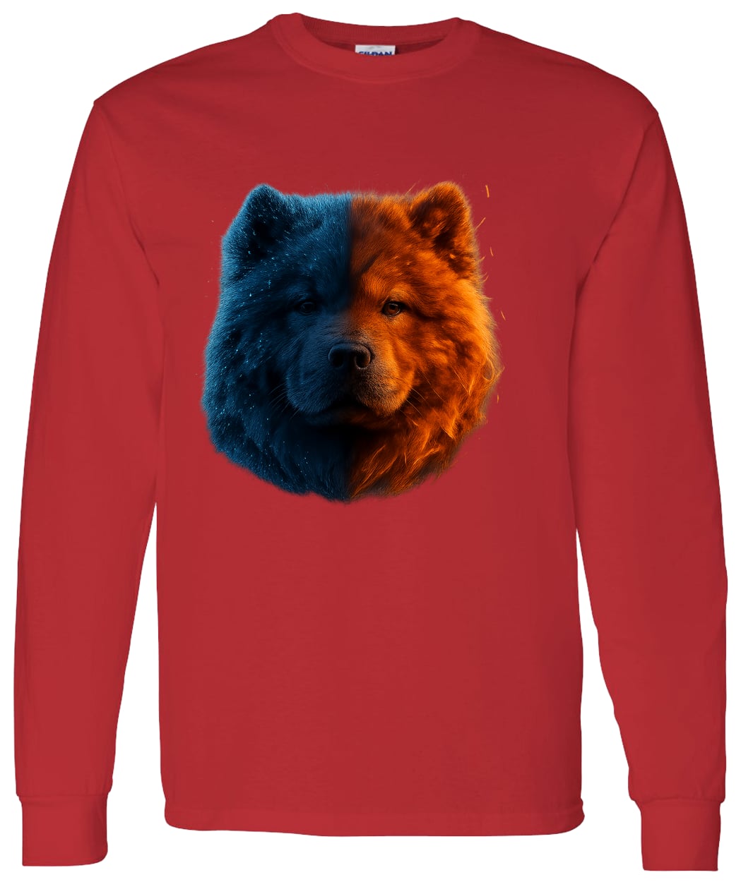 G540 LS T-Shirt 5.3 oz. - Red