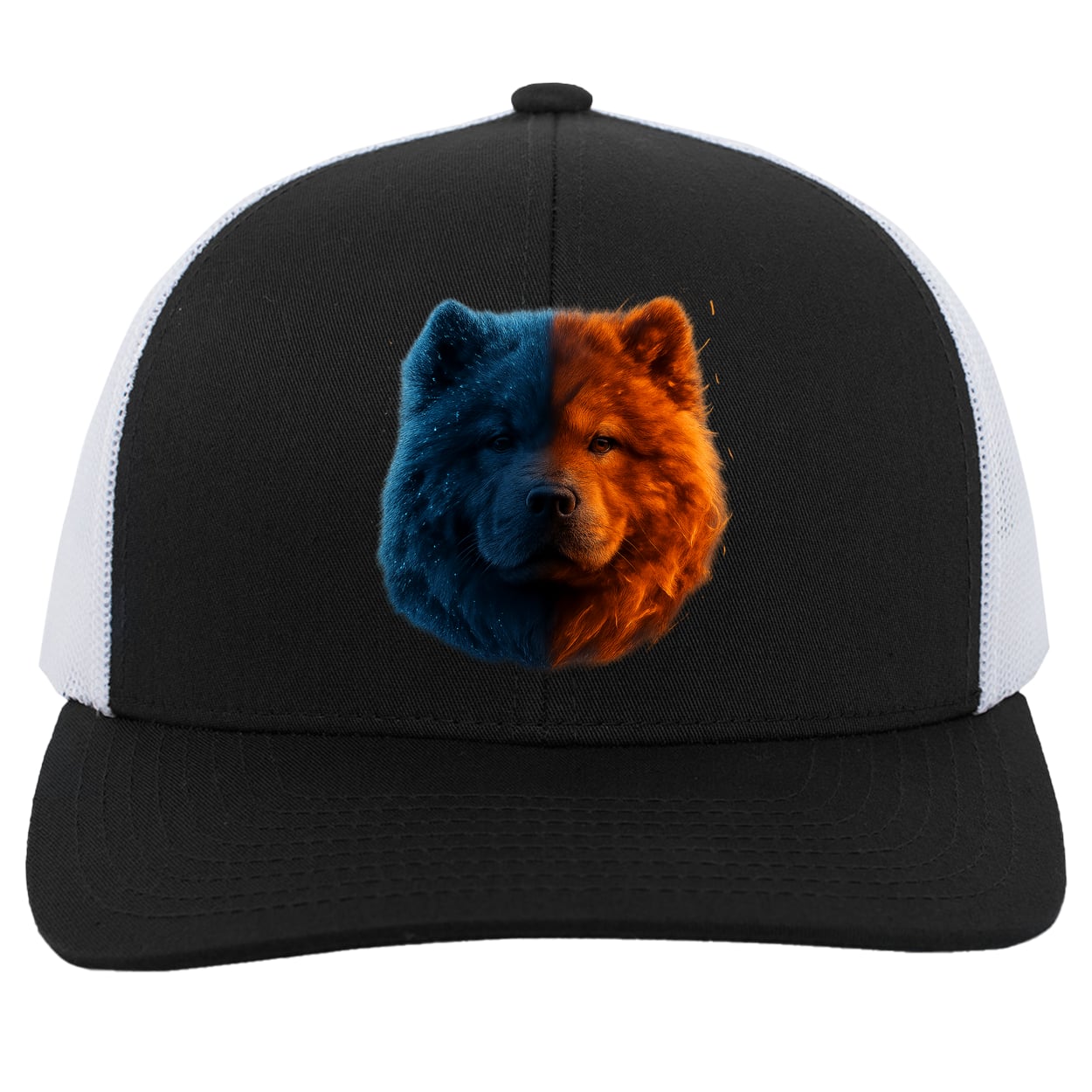 104C Trucker Snap Back - Black/White