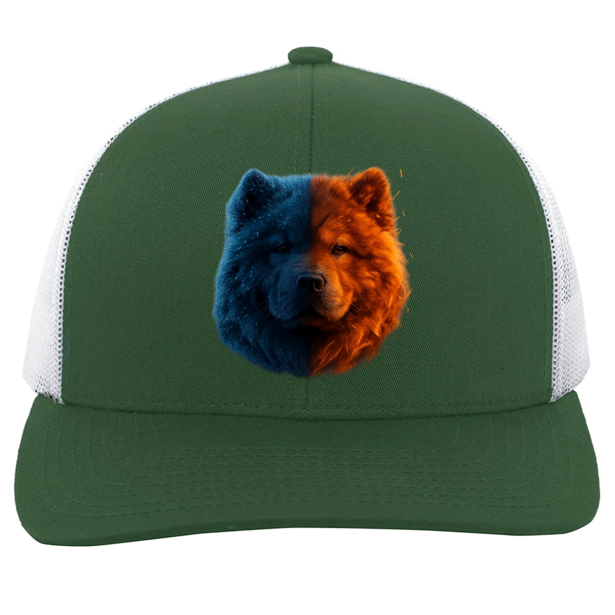 104C Trucker Snap Back - Dark Green/White