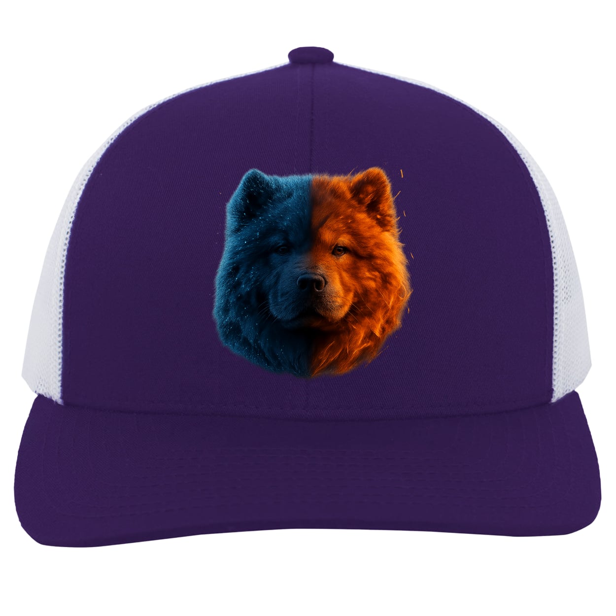 104C Trucker Snap Back - Purple/White