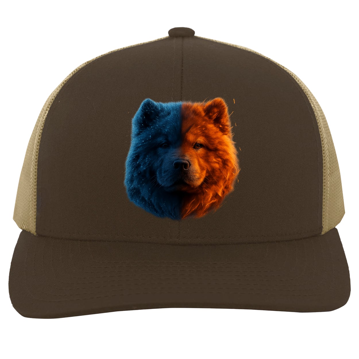 104C Trucker Snap Back - Brown/Khaki