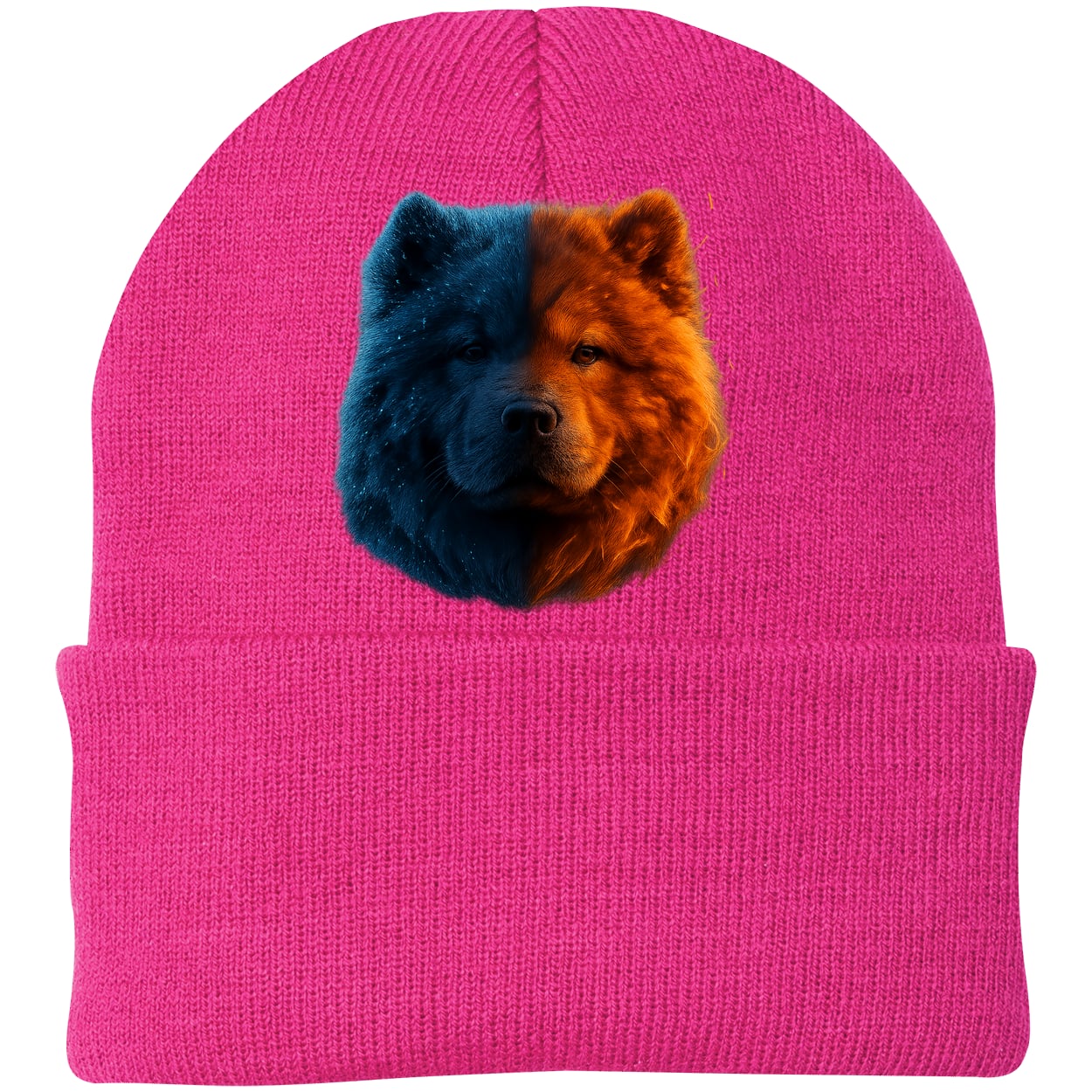 CP90 Port & Company Knit Beanie - Neon Pink