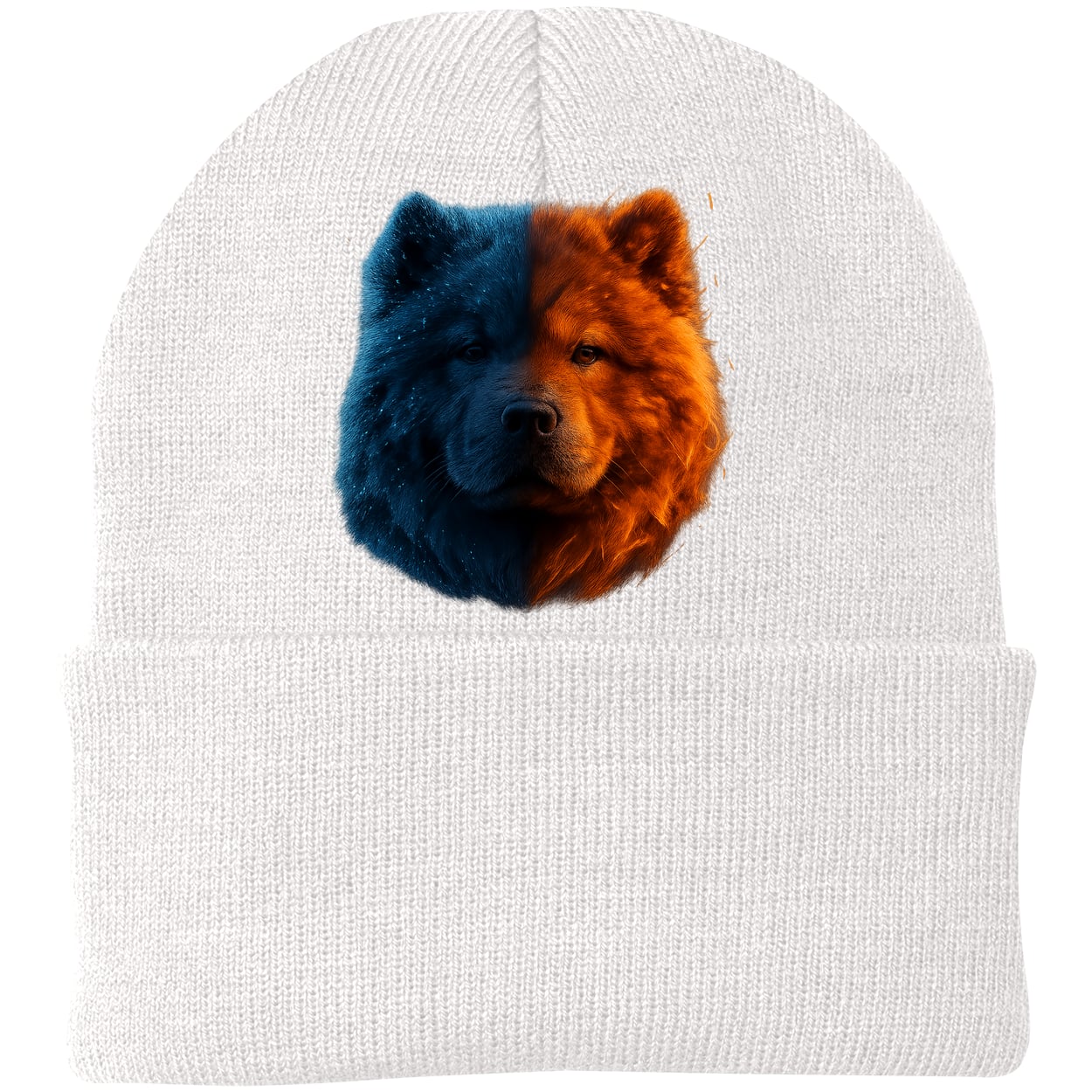 CP90 Port & Company Knit Beanie - White