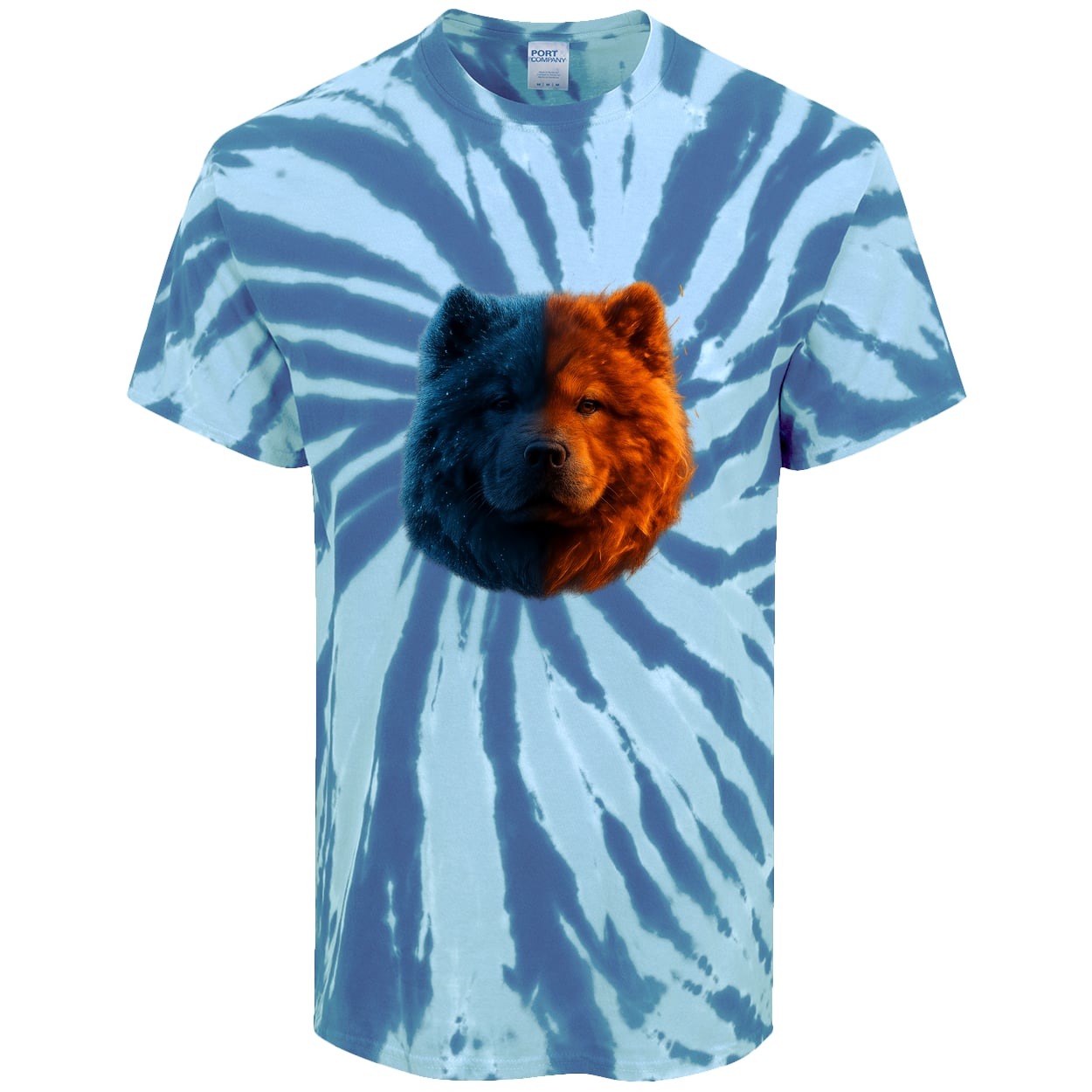 PC147 Port & Company Tie-Dye Tee - Royal