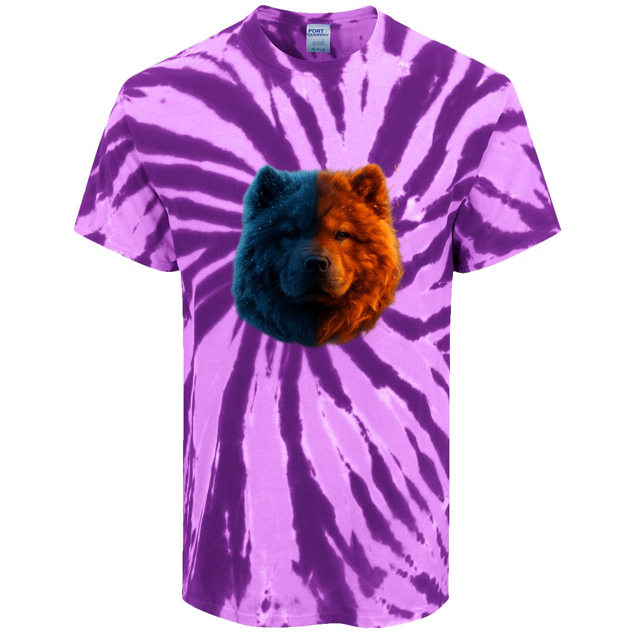 PC147 Port & Company Tie-Dye Tee - Purple