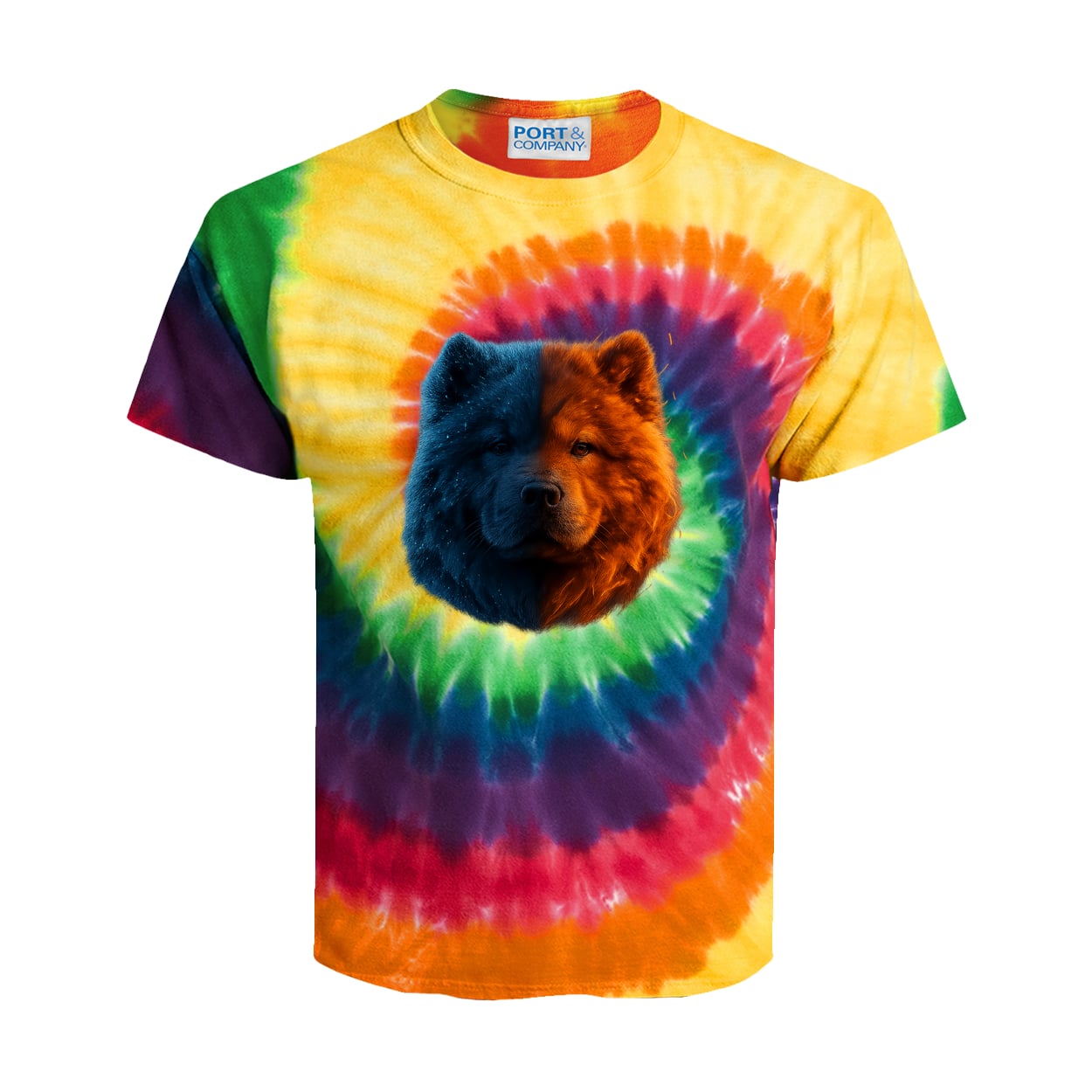PC147Y Port & Company Kids Tie-Dye Tee - Rainbow