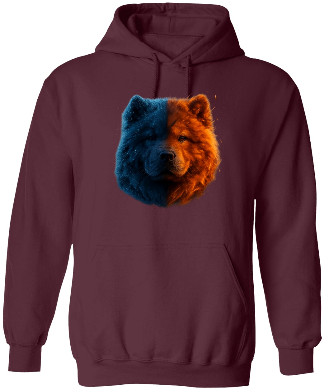G185 Gildan Pullover Hoodie - Maroon