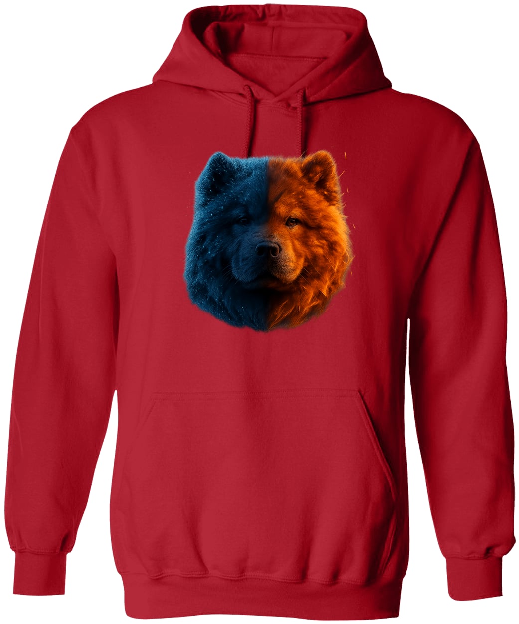 G185 Gildan Pullover Hoodie - Red